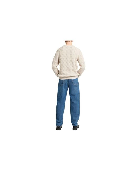 Pull 6201201 SELECTED en coloris White