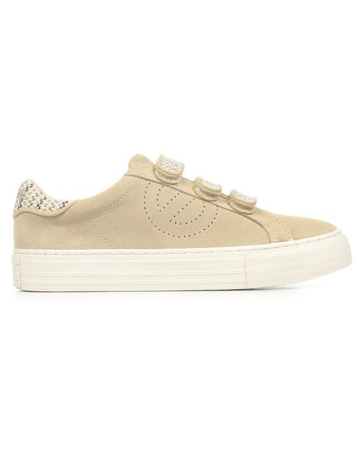 No Name Sneakers Arcade Straps Perfos in het Natural