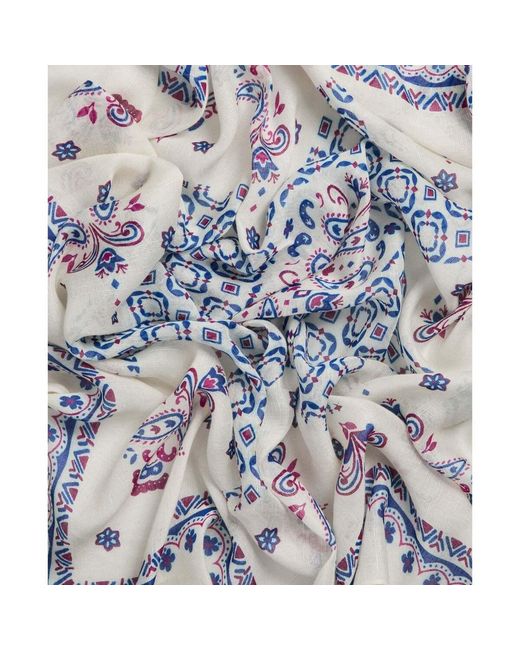 Echarpe pcmirandi Pieces en coloris Blue