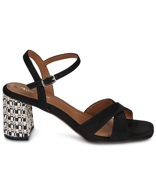 Tamaris Black Keilabsatzsandalen 28362