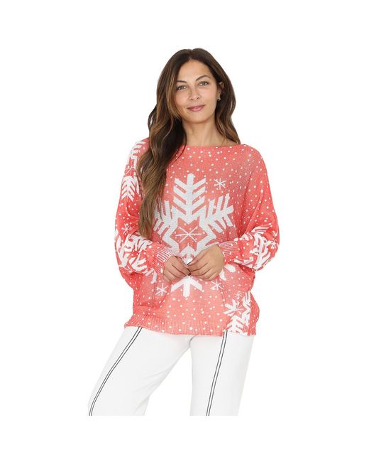 Pull Pulls Pour Femme La Modeuse en coloris Red