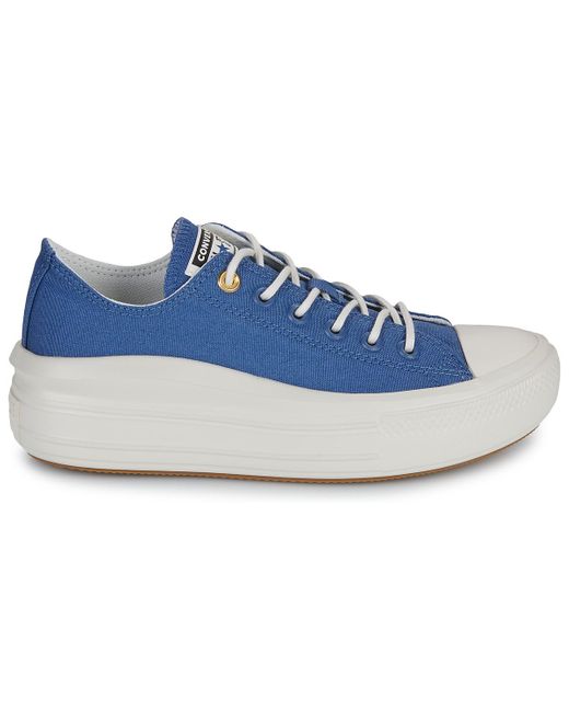 Baskets basses CHUCK TAYLOR ALL STAR MOVE PLATFORM Converse en coloris Blue