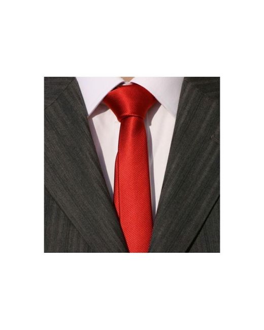 Cravates et accessoires Cravate Monochrome Clj Charles Le Jeune pour homme en coloris Red