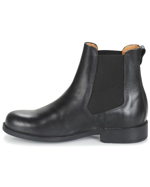 Aigle Leather Orzac W 2 Mid Boots in Black - Lyst