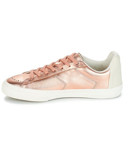 Faguo Leather Sloe03 Shoes (trainers) in Pink - Save 17% - Lyst