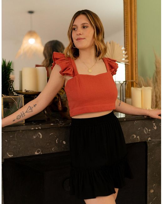 Celeste Blouse Capucine in het Black