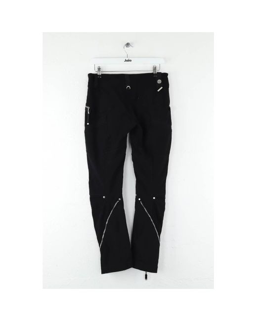 Pantalon Pantalon slim noir High en coloris Black