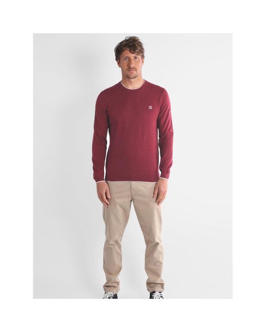 Pull Pull essentiel col rond peroni Oxbow pour homme en coloris Purple