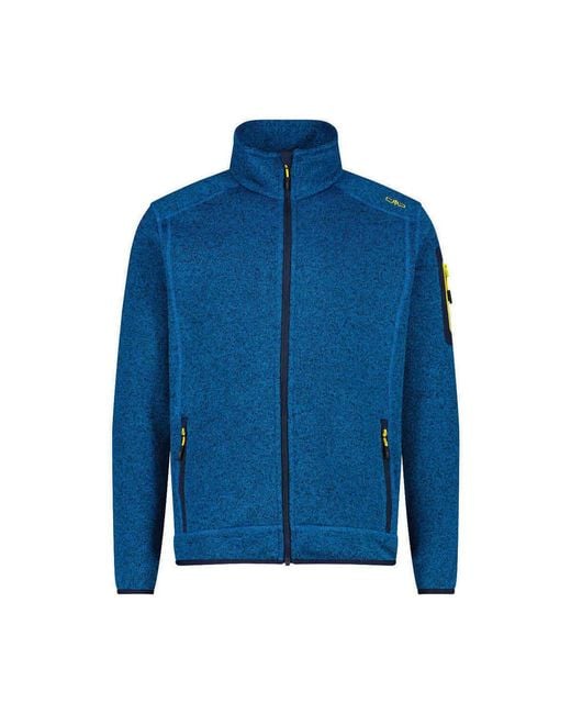Polaire MAN JACKET CMP pour homme en coloris Blue