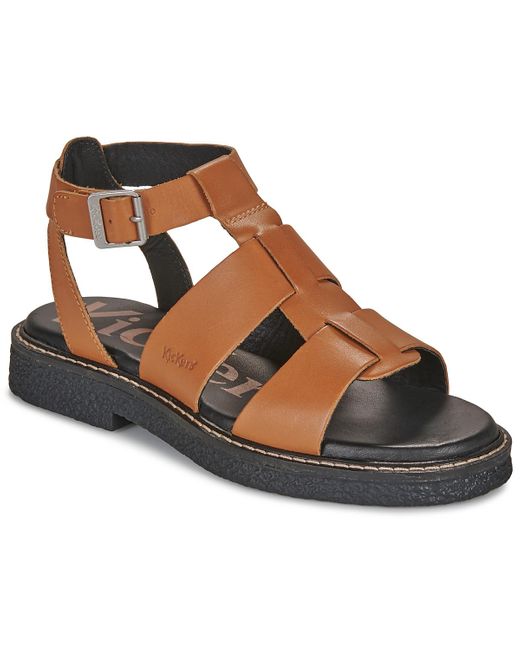 Sandales KICK LILA Kickers en coloris Brown