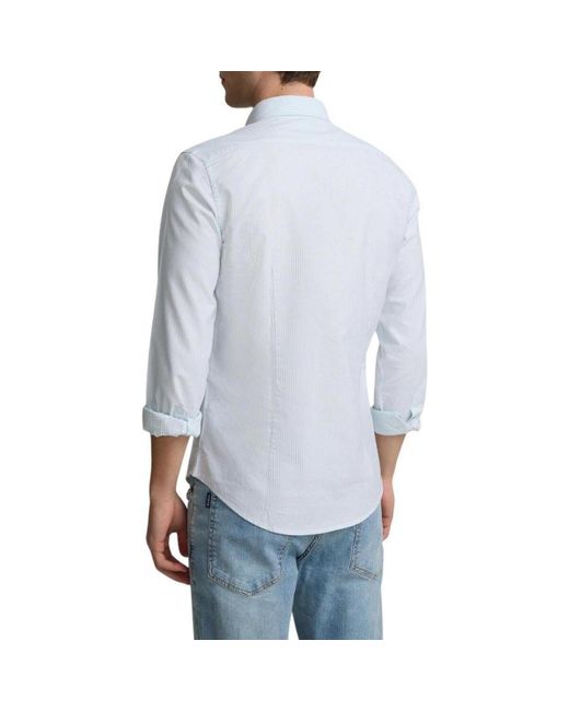 Chemise Silbon pour homme en coloris Blue