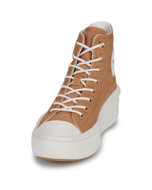 Baskets montantes CHUCK TAYLOR ALL STAR MOVE PLATFORM Converse en coloris Gray