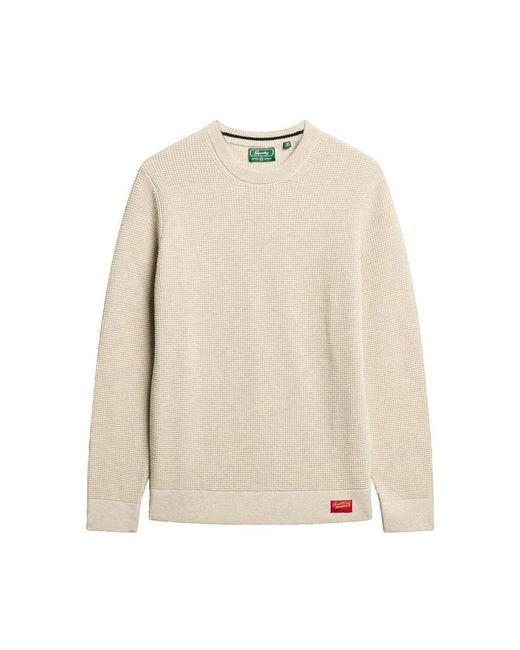 Pull Pull Texturé Superdry pour homme en coloris Natural