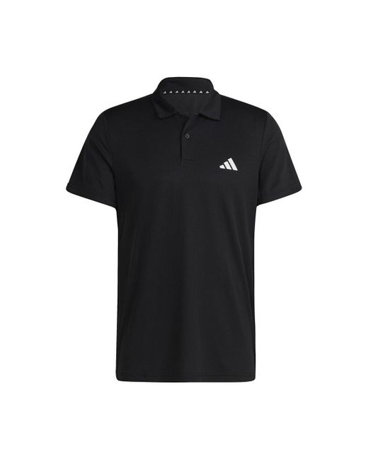 Polo Tr-es Base Adidas pour homme en coloris Black