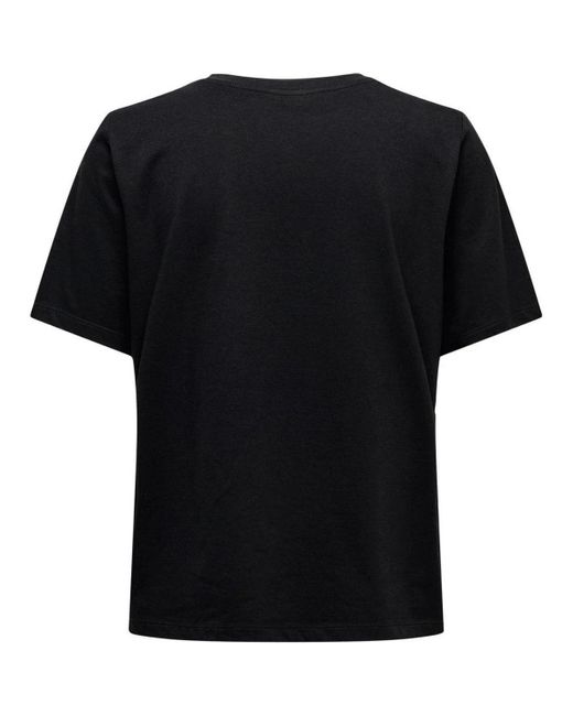 T-shirt ONLS/S TEE JRS NOOS 15270390 ONLY en coloris Black