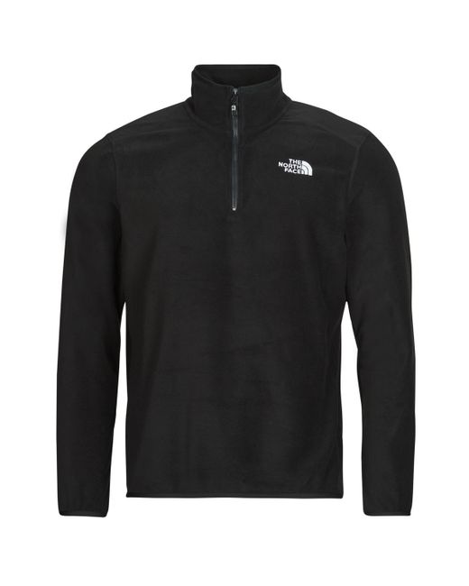 The North Face Fleece Jack 100 Glacier 1/4 Zip in het Black voor heren