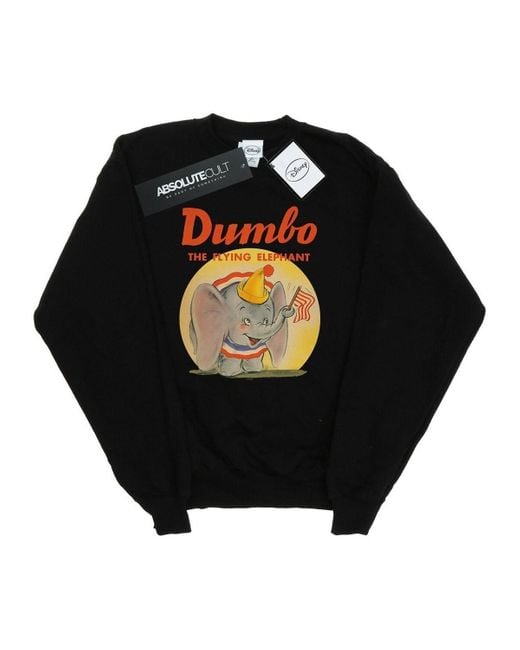 Sweat-shirt Dumbo Flying Elephant Disney en coloris Black