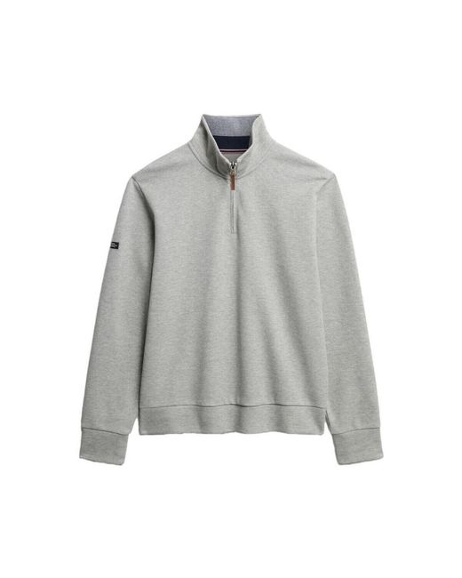 Sweat-shirt M2014078A-07Q Superdry pour homme en coloris Gray