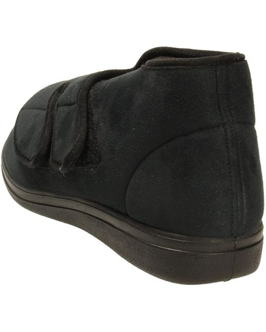Chaussons Fischer pour homme en coloris Black