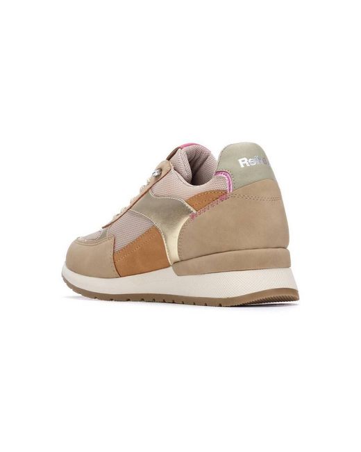 Baskets basses 17513202 Refresh en coloris Natural