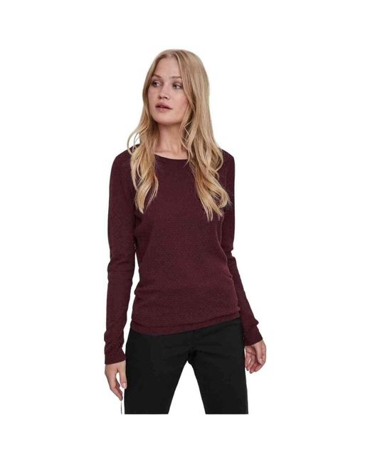 Pull 077-52592998482259 Vero Moda en coloris Purple