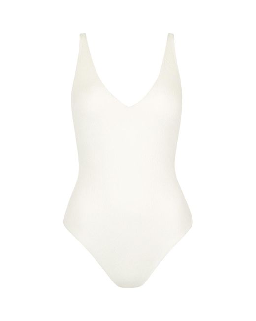 Maillots de bain Maillot de bain une pièce sans armatures MALAGA Lisca en coloris White