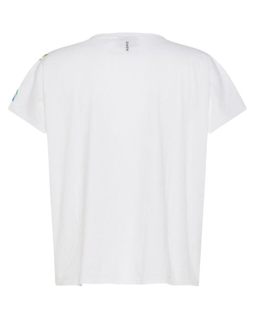T-shirt T-Shirt Smanicata Con Stampa Deha en coloris Green