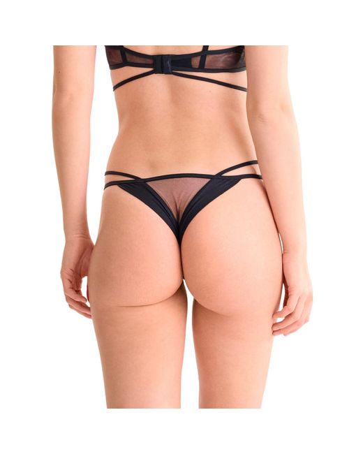 Strings String Ouvert Shiny Secret Lisca en coloris Pink