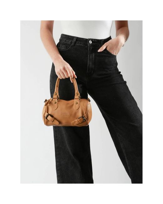 Sac Bandouliere Sac bandoulière Strappy cuir STRAPPY 16C-00BSTR01 Basilic Pepper en coloris Brown