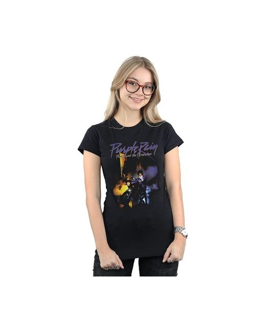 T-shirt Purple Rain Prince en coloris Black