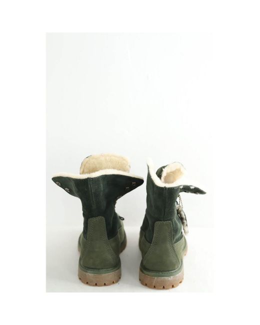 Bottines Boots en daim Timberland en coloris Green