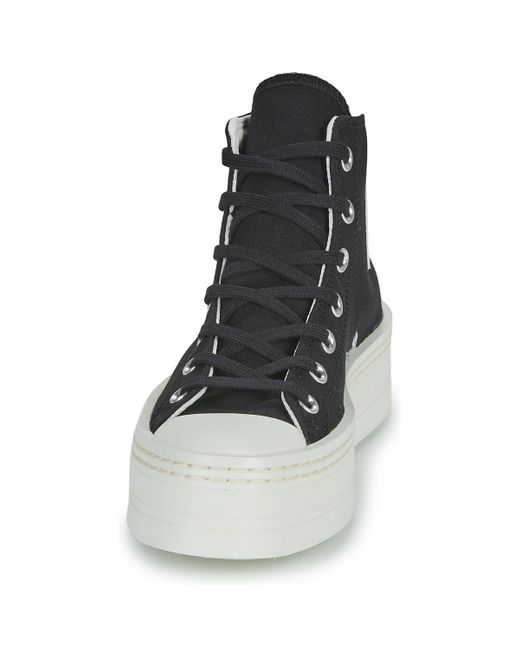 Baskets montantes CHUCK TAYLOR ALL STAR MODERN LIFT PLATFORM CANVAS Converse en coloris Black