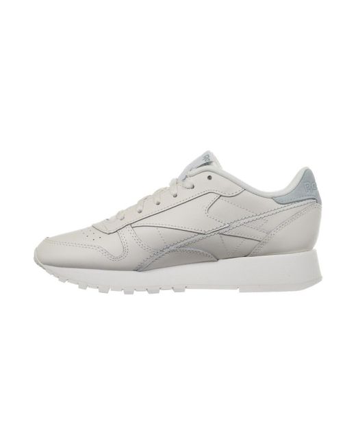 Baskets basses Classic Leather Reebok en coloris Gray