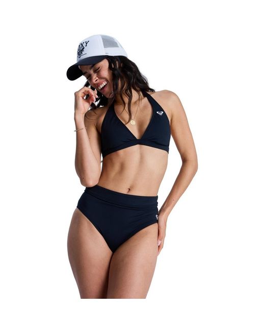 Maillots De Bain Solid Essentials Hipster Roxy en coloris Blue