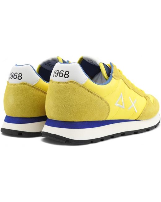 Chaussures Tom Solid Sneaker Uomo GIallo Z34101 Sun 68 pour homme en coloris Yellow