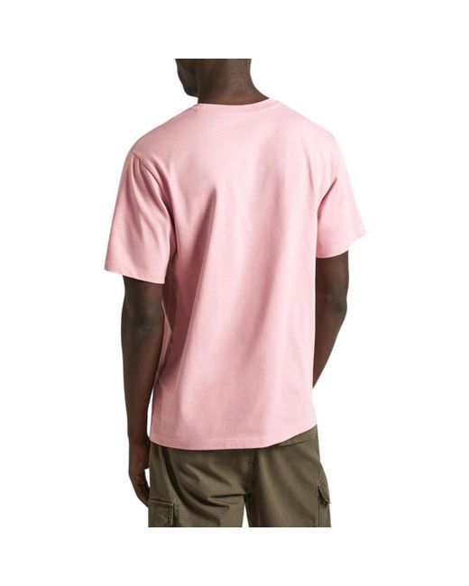 T-shirt Pepe Jeans pour homme en coloris Pink