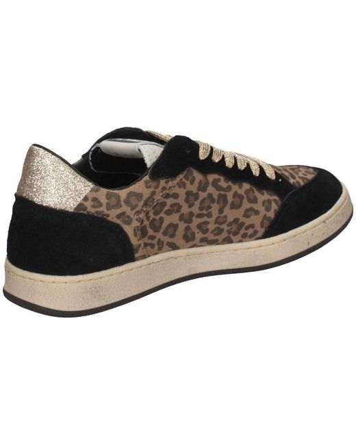 Baskets basses Vitamina en coloris Black