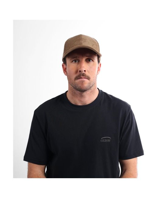 Casquette Casquette velours, logo brodé EVAZI Oxbow pour homme en coloris Natural