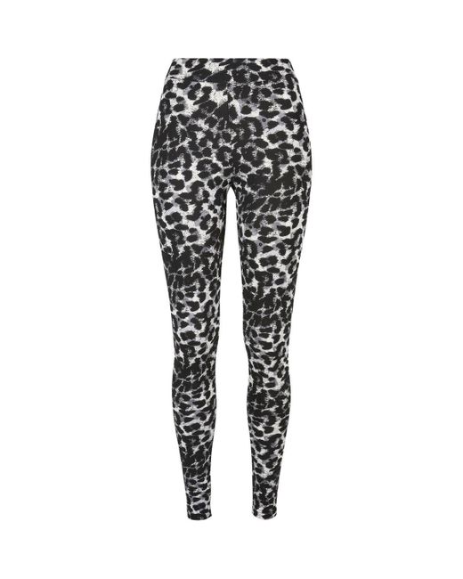 Collants Legging Soft AOP GT Urban Classics en coloris Black