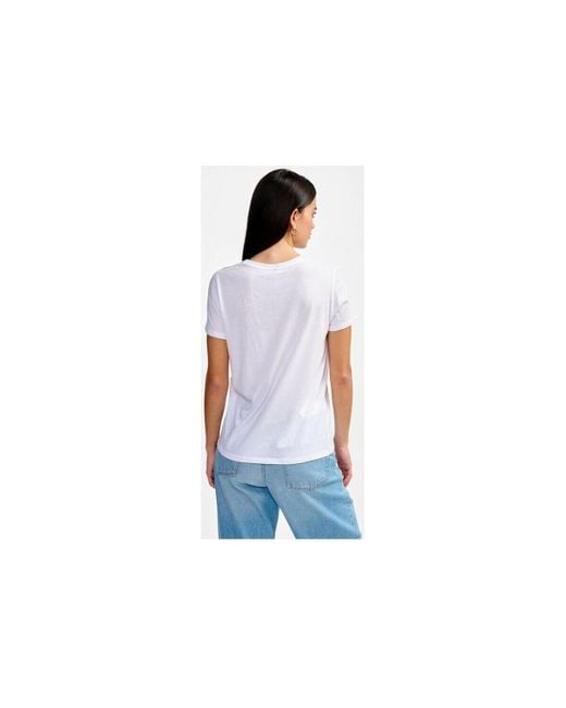 T-shirt Covi Tee White Bellerose en coloris Blue
