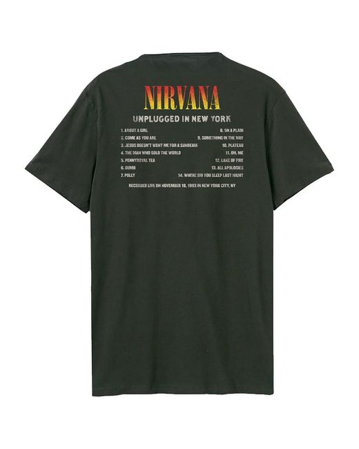 T-shirt Unplugged In New York Amplified en coloris Green
