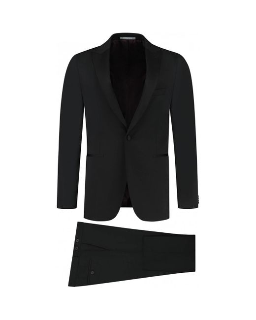 MICHAEL Michael Kors Kostuum Costume Tuxedo Peak Lapel Ng in het Black voor heren