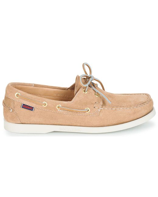 Sebago Bootschoenen Docksides Portland Suede in het Bruin voor heren -  Bespaar 31% - Lyst