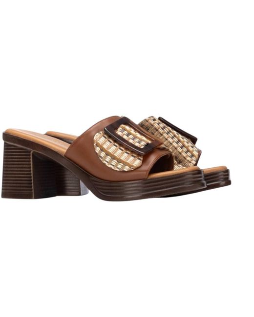 Mules 175028 Refresh en coloris Brown