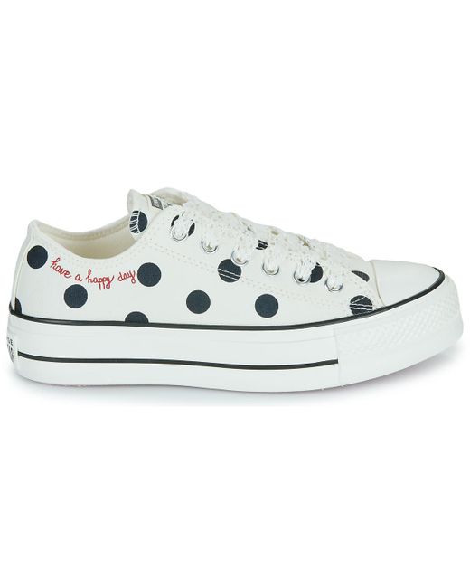 Baskets basses CHUCK TAYLOR ALL STAR LIFT Converse en coloris Metallic