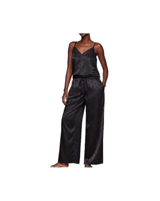 Tommy Hilfiger Pyjama's Nachthemden in het Black