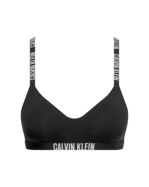 Brassières de sport Calvin Klein en coloris Black