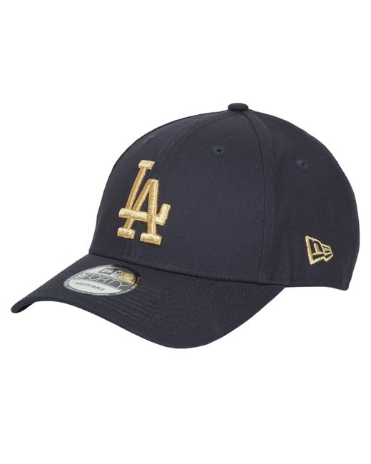 Cappellino Metallic 9Forty Los Angeles Dodgers di KTZ in Blue