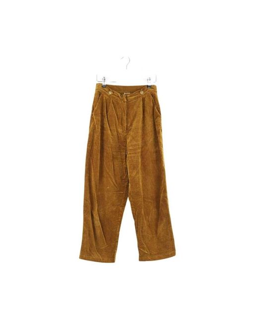 Pantalon Pantalon large en coton Des Petits Hauts en coloris Natural