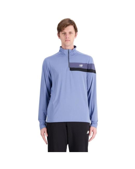 T-shirt New Balance pour homme en coloris Blue